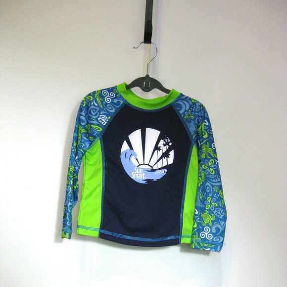 Aqua Leisure NWOT Smart Beach Gear Kids Swim Tee18 - Picture 7 of 9